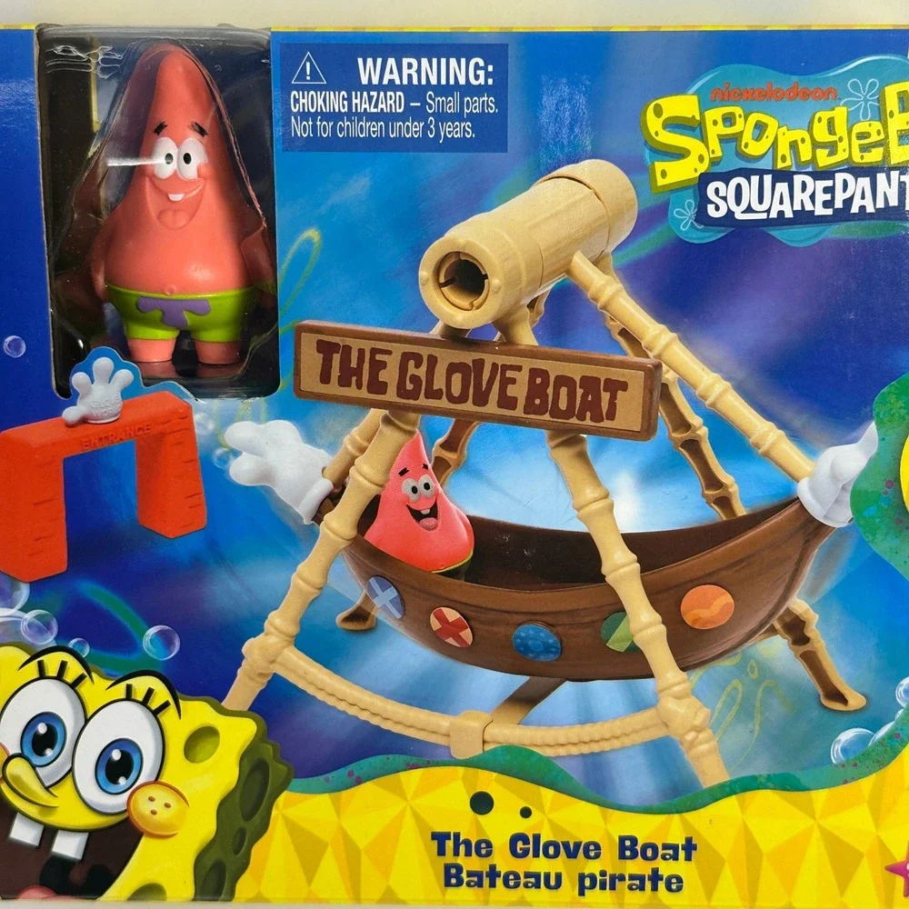 Legend Toys SpongeBob SquarePants The Glove‎ Boat Kids Playset Patrick Star New